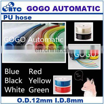 GOGO ATC Outside Diameter 12mm Inside Diameter 8mm PU12*8 100m pu Pneumatic Hose for Air Blue Red Yellow Black Green Transparent photo-2