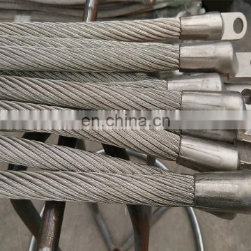 SS304 SS316 SS302 Locked Coil Steel Wire Rope