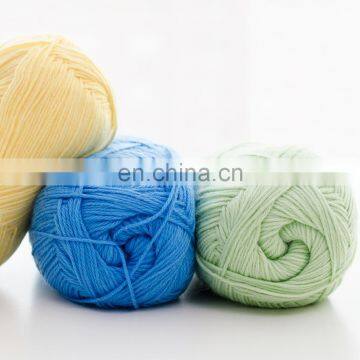 Hot sale fine weight acrylic and nylon blend yarn for summer clothes