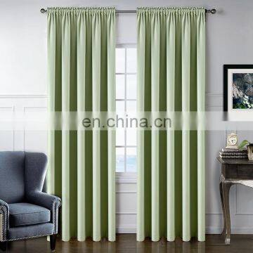 100% blackout  solid color high density curtain window blackout