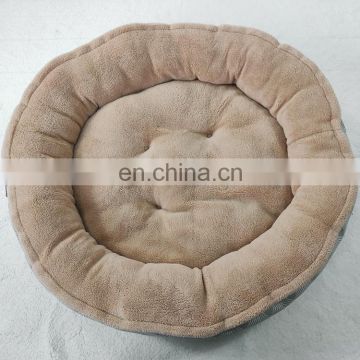 New Style Short plush donut pet bed for cats Custom Size and Color