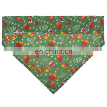 christmas special design dog clothing colorful brand triangle doggie bandana