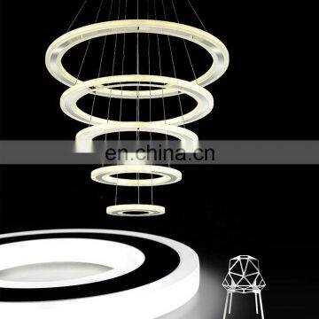 Luxury Modern Design Round Ring Led Chandelier Pendant Lamp Lighting