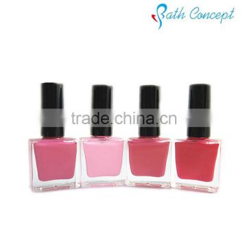 Waterproof soak off gel nail polish