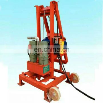 80-100m Depth Portable Small Water Well Bore Hole Well Drilling Machine Core Drilling Rig Electric