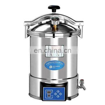 High Efficiency Hand Wheel Pressure Steam Sterilizer Autoclave for Laboratory Use