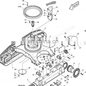 FOMI OEM NEW 109-00159 Slewing Ring for Excavator Swing Bearing Solar S470 S500