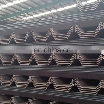 Jinxi Hot Rolled S355jo S275jr 400*100 400*125 Flood Gate 12 Meter Steel Sheet Pile Price