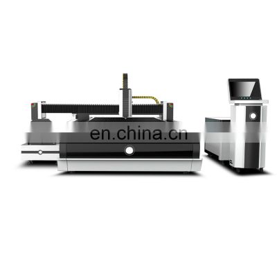 Multifunction double drive tube plate metal fiber laser cutting machine