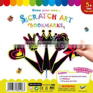 Scratch Art Bookmarks 5 Pack