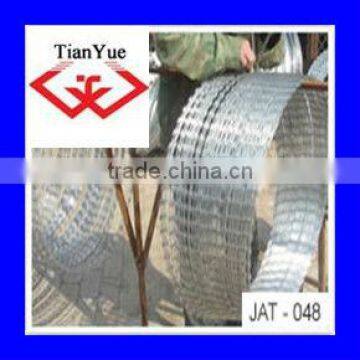 single loop galvanized razor barbed wire