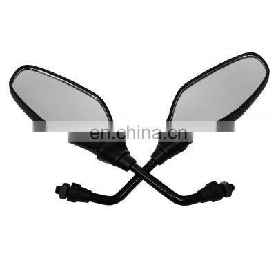 Universal  7/8'' 22mm handlebar black color chrome motorcycle BAJAJ DISCOVER 125ST racing wing rear view mirror