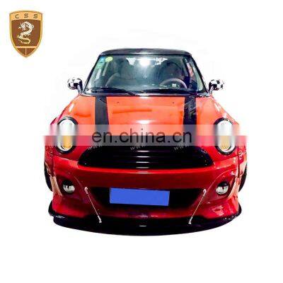 fiber glass front bumper rear bumper side skirts wheel eyebrow for BNW mini R56 modificstion LB wide style body kit