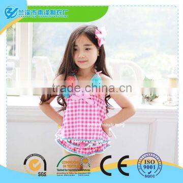 Top Design Lovely Pink Baby Girls Swimwear for Summer photo-2