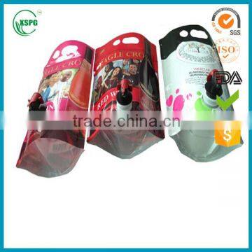 large Liquid food packaging plastic bag milk bag in box