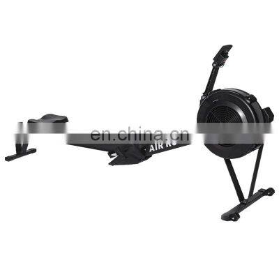 Aerobic fitness advanced adjustable resistance air rowing machine Foldable intelligent multi speed rowing machine