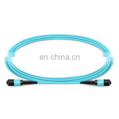 8/12/24F MPO MTP single mode om3 optic fiber patchcord  optic_fiber_patch_cord armored fiber patch cord