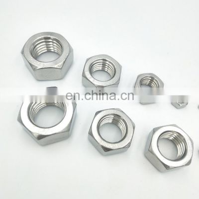 5/16 24UNF High quality and low price wholesale 304 Stainless steel inch hex nuts American system hex nut