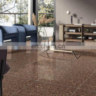 Brown color crystal foor tile for living room