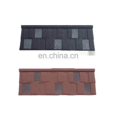 Aluminum galvanize Construction material stone coated roof tile metal shingle sheet