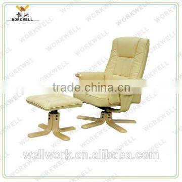 WorkWell white zero gravity comfortable relaxing chair with PU leather kw-R44