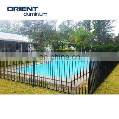 Outback Fencing Black Pool Fence Panel - Flat Top Aluminium 2.4m (or 2.45m) x 1.2m High photo-2