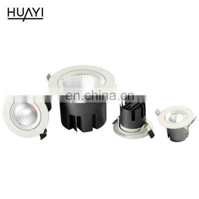 HUAYI High Efficiency Adjustable Degrees 12w 18w 30w 45w Indoor Market Museum Living Room Led Spotlight