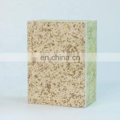 50 mm 75mm 100mm 250mm Thick Structural Workshop Silica Slate Fire Rated Roof Price Rock Wool Sandwich Panels Board