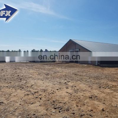 Cheap New Design Light Prefab Steel Structure Chicken House Poultry Farm Building For Sale prefabricated