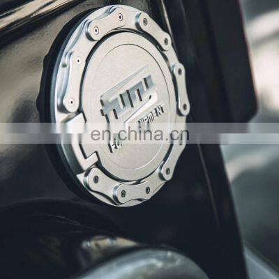 Chain 4x4 Gas Fuel Tank Cap Cover for Jeep Gas Cover for Wrangler JK Unlimited Off Road Exterior Accessories Parts photo-2