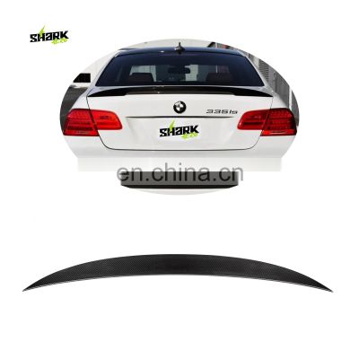 Drop Shipping Performance Style Carbon Fiber Rear Trunk Lip Boot Spoiler For Bmw 3 Series E92 Coupe 2 Door 06-12