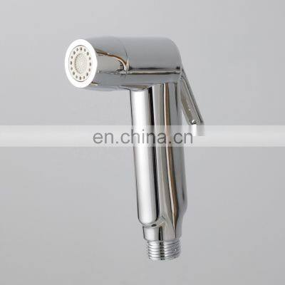 Bathroom Plastic Chromed 2 Functional Bubble Shattaf Water Flow Controlled bidet sprayer for toilet handheld