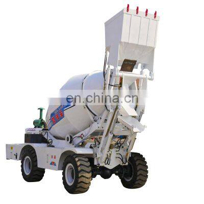 4.0 Automatic mixing car self loading concrete mixer self loading mobile concrete mixer