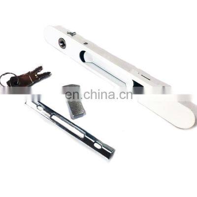 Aluminum Accessories Sliding Door and Window Latch Lock Crescent Lock Sliding Window Lock With Keys photo-2