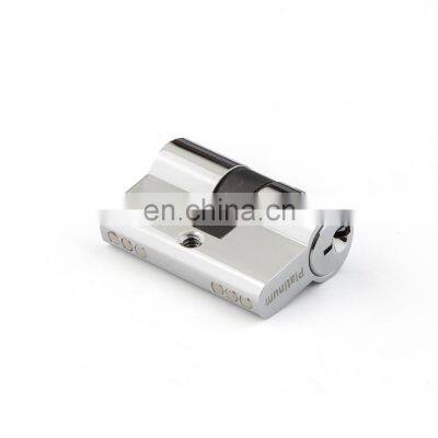 High Security Door Lock Cylinder With Double Lines Pins and Zigzag, Security Card to Copy Keys photo-4