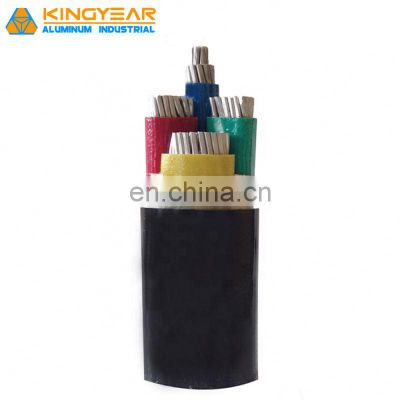 0.6/1KV cable muti cores class 5 copper conductor xlpe insulated steel tape armor screen pvc seat sheath power cable 2.5 4 6mm