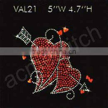 Valentine's gift for Heart rhinestone