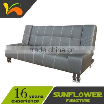 Handy Living Futon Modern Leather Sofa Bed