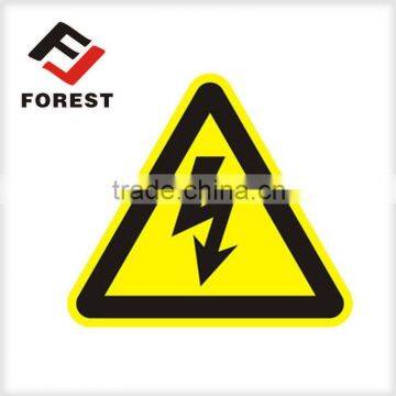 chemical adhesive printed security label for roll, pvc warning sticker