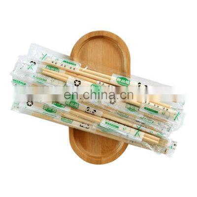 Cheap Price Bamboo Long Chopsticks With Individual Package Disposable Round Stick With OPP Plastic Wrapper