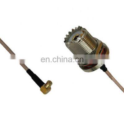 MCX Male R/A to Uhf Pl259 Male Connector RG58 LMR200 LMR400 S141 S405 Coaxial Jumper Cable photo-2