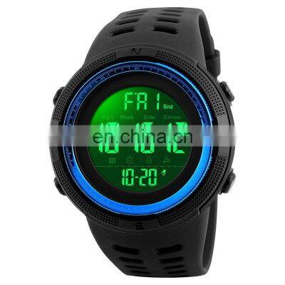 Skmei best selling 1251 wholesale fashion brand digital wristwatch waterproof relojes hombre men minimalist watch