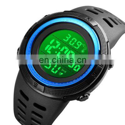 Original casual sport wristwatch luxury brand Skmei 1681body temperature digital chronograph watch for men