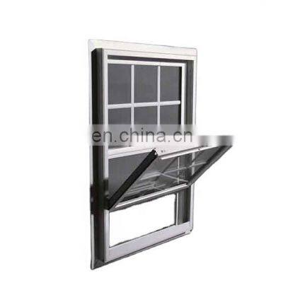 Single hung windows glass window aluminum  frame american single hung slide up window