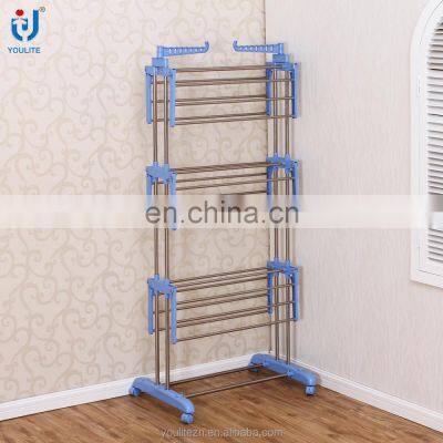 Movable Multipurpose Outdoor Hanging Three Layer Clothes Rack photo-3