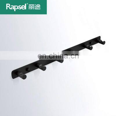 Factory manufacture various modern black durable wall decor hanging clothes towel  hook