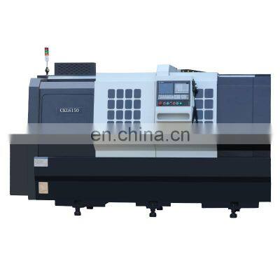 CKL6150 linear guideway type cnc flat bed lathe machine with one-piece casting