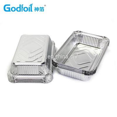 Rectanglar Aluminum Foil Container Wrinkle Wall Container photo-4