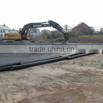 triplanar drainage geonet layer used in road construction