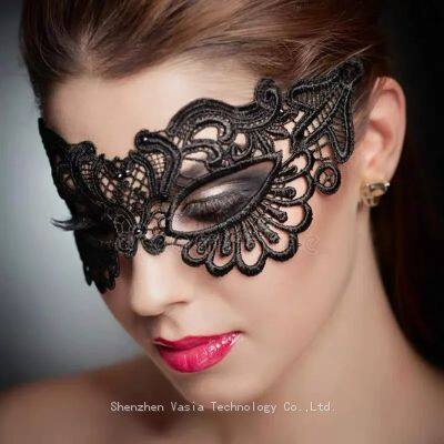 Factory-Supplied Multi-Color Lace Masks - Venetian Style for Wholesale Halloween Parties